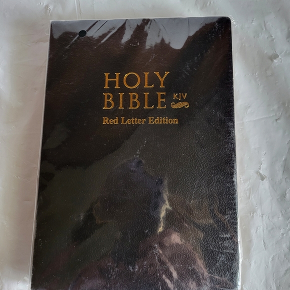 Source unknown other black holy bible kjv red letter edition poshmark